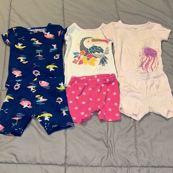 play condition 3 pack 12m two piece pajama sets-see all photos! - Picture 1 of 16